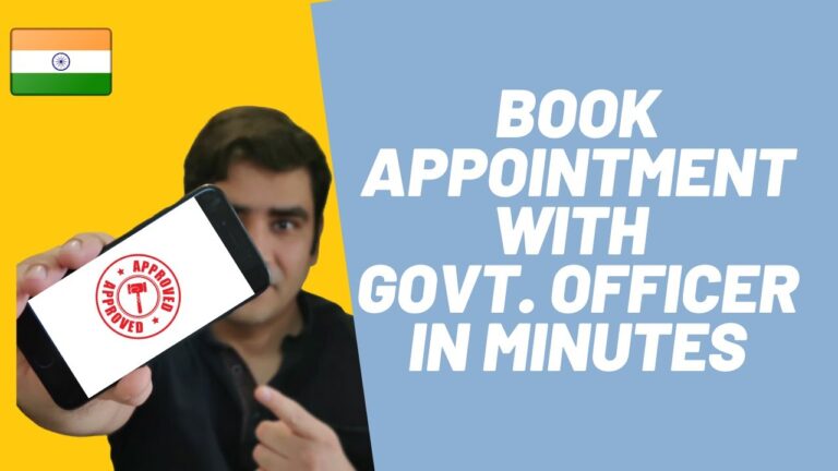 Online Appointment Kaise Lein Government Offices Mein? (Complete Step by Step Guide Hindi + Hinglish)