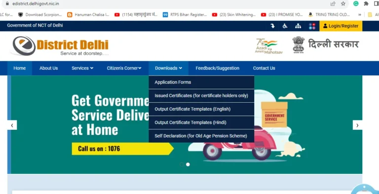 दिल्ली ई-डिस्ट्रिक्ट पोर्टल क्या है पूरी जानकारी 2025 हिंदी में