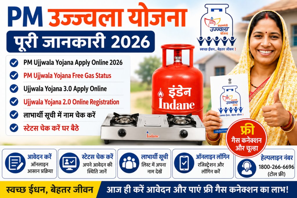PM Ujjwala Yojana Apply Online 2026